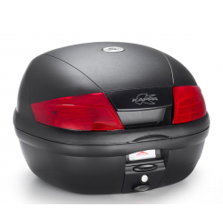 Kappa, centrální kufr, 35L Monolock K35N2 ACTION, s červenými odrazkami (s plotnou) - nahrazuje K35N