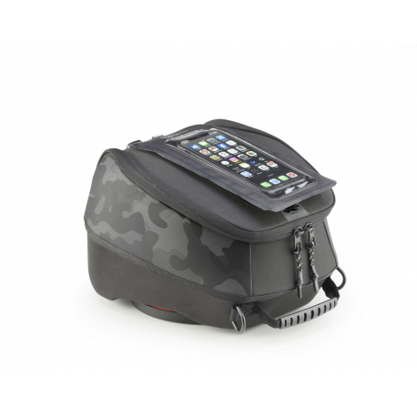 Kappa, brašna na nádrž, Tanklock systém, K'DRIFTER 9L (výš. 18cm X šíř. 22cm X dél. 34cm) černá barva