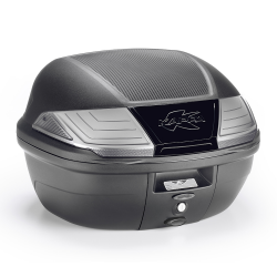 Kappa, centrální kufr, 40L MONOLOCK K400NT s bílými odrazkami, (obsahuje plotnu) – nahrazuje K400NT