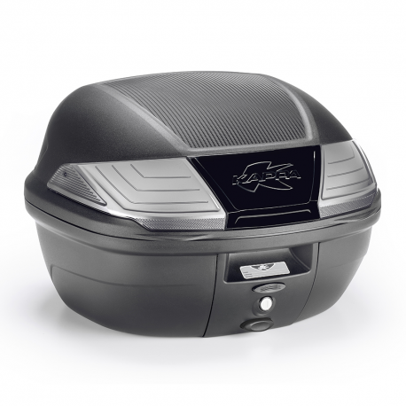 Kappa, centrální kufr, 40L MONOLOCK K400NT s bílými odrazkami, (obsahuje plotnu) – nahrazuje K400NT