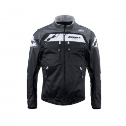 Kenny Racing, bunda Enduro/Adventure, Softshell Grey, černá barva/šedá/bílá velikost L