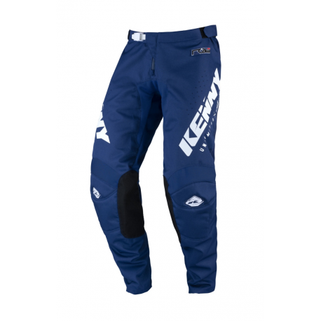 Kenny Racing, kalhoty MX/Enduro, Track Raw Navy, modrá barva/bílá velikost 36
