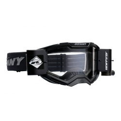 Kenny Racing, brýle Roll-Off, Ventury, barva černá, čiré sklo