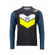 Kenny Racing, cyklo dres Prolight, Lime/Black, barva černá/modrá/žlutá/bílá, velikost S