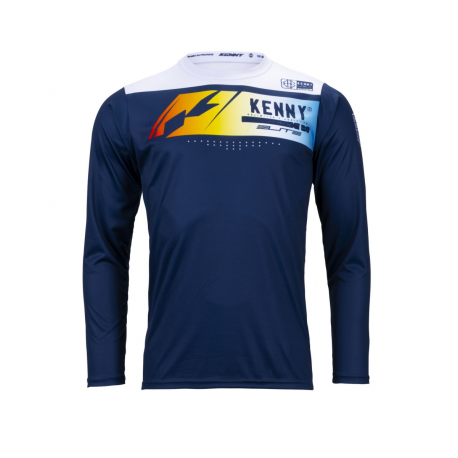 Kenny Racing, cyklo dres Elite, Navy, barva modrá/bílá/červená, velikost L