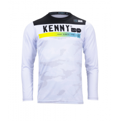 Kenny Racing, cyklo dres Elite, CAMO White, barva bílá/černá, velikost S