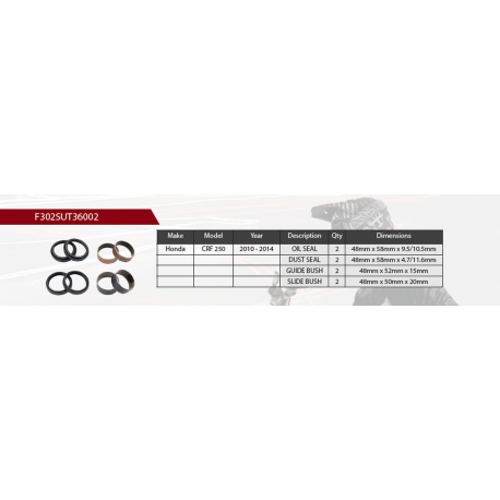 Showa, opravná sada přední vidlice, Honda CRF 250 '10-'14