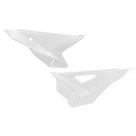 UFO, podsedlové tabulky, KOMPLET CRF 250R / 450R '25, bílá barva