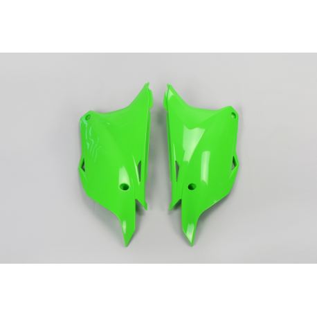 UFO, podsedlové tabulky, Kawasaki KX 85 '14-'25, KX 100 '14-'21, KX 112 '22-'25, zelená barva
