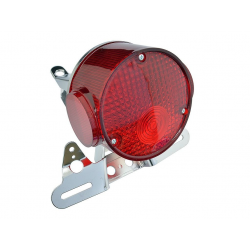 EMGO 2025/02 LAMPA TYLNA Z CHROMOWANYM MOCOWANIEM TABLICY REJESTRACYJNEJ YAMAHA RD 200 '74-'75, RD 250 '73-'75, TX 650 '73-'74,