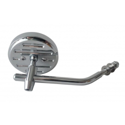 EMGO, zrcátko Harley Davidson 3" kulaté CUSTOM BUFALO Chrom pravé/levé, (závit pravý M10)