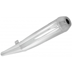 EMGO 2025/02 KOŃCÓWKA WYDECHU / TŁUMIK CHROMOWANY BMW '70-'83 LEWY (REPLIKA ORYGINAŁU)