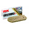 RK ŁAŃCUCH NAPĘDOWY (MOTOCROSS) 420MXZ4-140 ZAPINKA (CL) W ZESTAWIE KOLOR ZŁOTY (POJEMNOŚĆ: DO 150 CCM) (22,2 KN)
