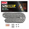 RK ŁAŃCUCH NAPĘDOWY 525KRO-124 (O-RING) ZAKUWKA (CLF) W ZESTAWIE KOLOR STANDARD (POJEMNOŚĆ: DO 800 CCM) (38,3 KN)