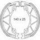 Brenta, brzdové čelisti, Derbi25/50/125/150 PIAGGIO50/125/180 VESPA 50/125 (140x25mm)