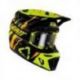 Leatt (kolekce 2023), MX přilba 8.5 CITRUS V23 (+ MX brýle VELOCITY 5.5 ZDARMA) HELMET KIT TIGER, barva černá/žlutá fluo/oranžov