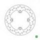 Newfren, zadní brzdový kotouč, Honda CBR 600F '91-'06, CBR 1000RR '04-'14, CB 600 HORNET, CBR 900, VTR 1000 (220X105X5)