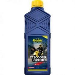 Putoline, 2T motorový olej, TT SCOOTER SCENTED 1L (jahoda) (AKC)