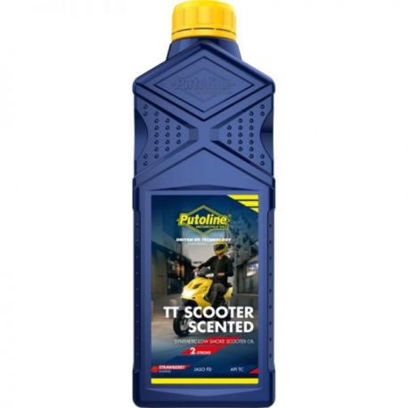 Putoline, 2T motorový olej, TT SCOOTER SCENTED 1L (jahoda) (AKC)