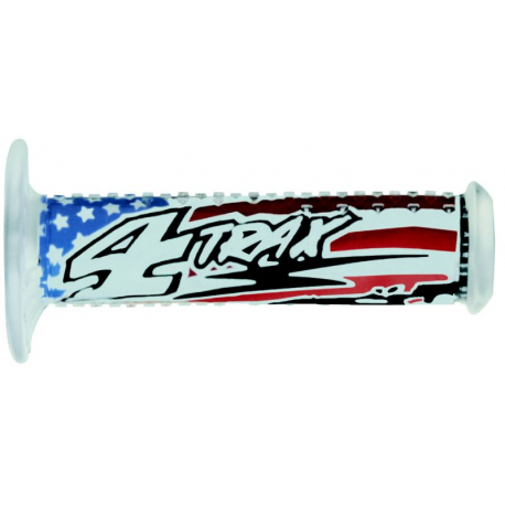 Harri's, gripy 01689/L-US US vlajka 4TRAX (120 mm/22 mm) bez otvoru, barva modrá/červená/bílá