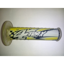 Harri's, gripy 01691/L-4T 4TRAX QUAD (130 mm/22 mm) bez otvoru, barva žlutá/černá