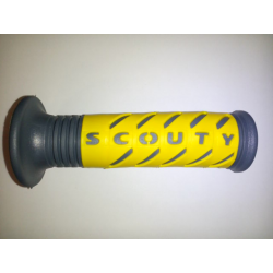 Ariete, gripy 10699-GGI SCOUTY (120 mm) bez otvoru, barva žlutá/šedá