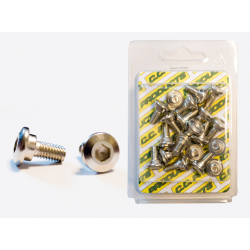 CC, šrouby brzdového kotouče, předního, Kawasaki KX/KXF (20ks.) M6, plochá imbus hlava, 10,9HRC (1083-16)