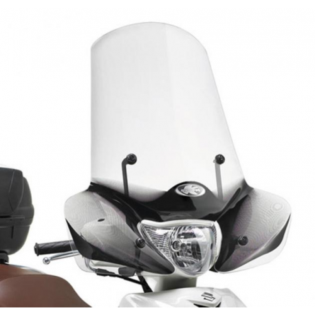 Kappa, plexištít, Suzuki SIXTEEN 125-150 (08-16) 56,5 x 71,5 cm, čirý - nutno zkombinovat s držáky A169AK