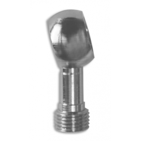 Fren Tubo, koncovka brzdové hadice, průměr 10mm, s homol., 15°, chromovaná