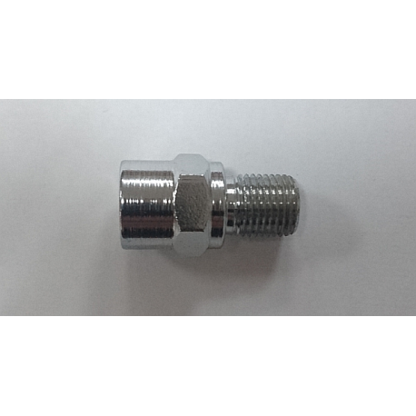 Fren Tubo, spojka hadice, vnitřní x vnější, chromovaná, M10x1,0