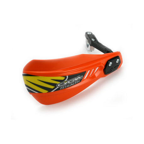 Cycra, kryty páček s držáky (22mm/28,6mm), model Composite Primal Stealth Racer, oranžová barva