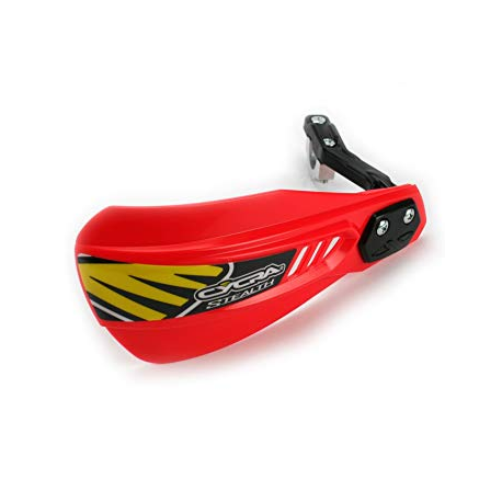 Cycra, kryty páček s držáky (22mm/28,6mm), model Composite Primal Stealth Racer, červená barva