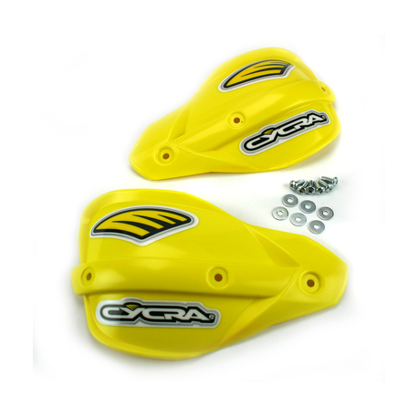 Cycra, náhradní plasty pro kryty páček Probend Enduro, žlutá barva (šrouby v sadě)