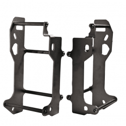 CrossPro, výztuhy chladičů duralové, model LIGHT: KTM SX/SXF/XC/XCF '11-'14, EXC '12-'15, Husqvarna TC/TE/FC '14, černá barva