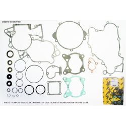 ProX, sada těsnění s gufery motoru, KTM SX 85 '13-'17 + Husqvarna TC 85 14-17