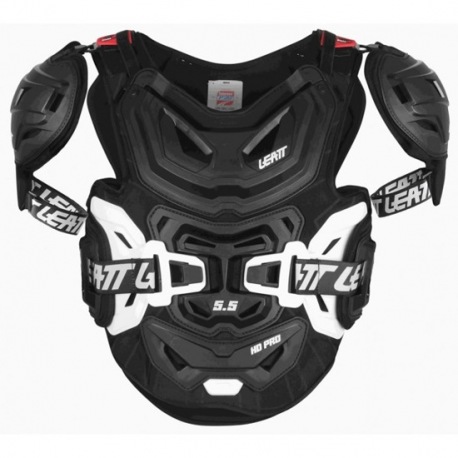 Leatt, hrudní chránič, CHEST PROTECTOR 5.5 PRO HD Black, černá barva, velikost UNI