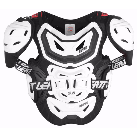 Leatt, chránič hrudníku, Chest Protector 5.5 Pro HD, barva bílá, velikost UNI