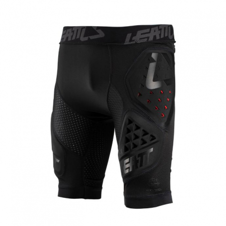 Leatt, cyklo kraťasy s chraniči, Impact Shorts 3DF 3.0, černé, velikost XL
