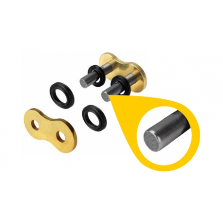 Regina, nýtovací spojka 520RH2 (19/135RH2) (zlatá barva)