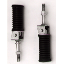 Emgo, sada stupaček spolujezdce, univerzální, 2 ks. ( šroub 10mm s maticí ) ( Kawasaki )