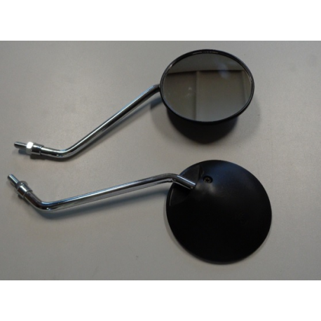 GZ, zpětné zrcátko univerzální, bez homologace (M8/1,25) závity pravý/levý, černá barva (sada 2 ks.)