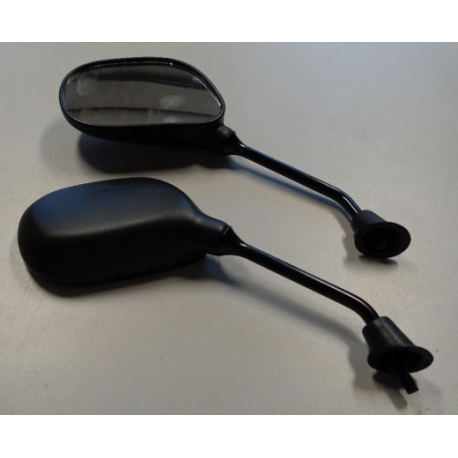 GZ, zpětné zrcátko univerzální, s homologací (M8/1,25) závity pravý/levý, černá barva (sada 2 ks.)