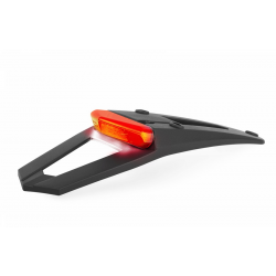 Polisport, zadní podblatník se světlem RSP LED 3.0 (červený), černá barva