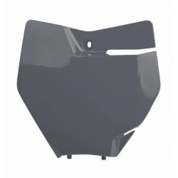 Polisport, přední číslová tabulka, KTM SX/SX-F `16-18 šedá barva NARDO GREY