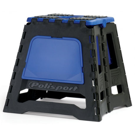 Polisport, skládací stojan pod motocykl (stolička), max zatížení 250kg, modrá barva
