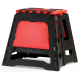 Polisport, skládací stojan pod motocykl (stolička), max zatížení 250kg, červená barva