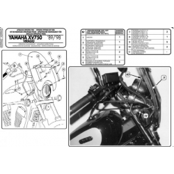 Kappa, montážní sada plexi, Yamaha