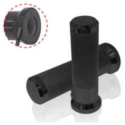 Koso, vyhřívané gripy, s ovladačem (22mm/25mm 7/8-1`) délka – 120mm, ovladač LCD (OF691)