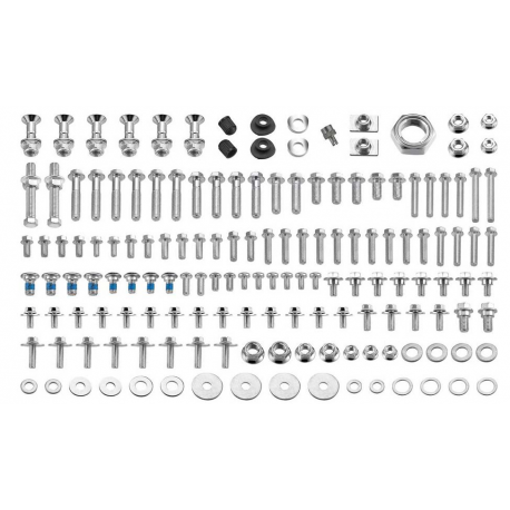 Accel, sada šroubů Pro Pack Factory (velká sada), Kawasaki KX/KXF (154 položek)