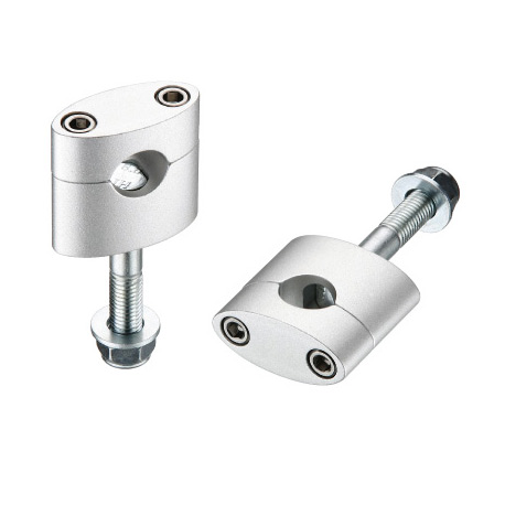 Accel, zvyšovací držáky řidítek (22,2mm) výška 33mm, se šroubem M12, černá barva